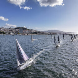 Vigo despide a la flota de «La Solitaire du Figaro Paprec» que afronta la última etapa