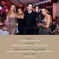 LA Gala Global Gift se estrena en Mónaco con María Bravo como fundadora y con Eva Longoria como presidenta honoraria