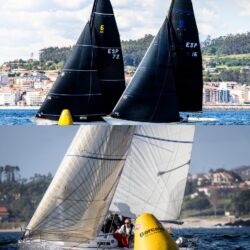 El “Bribón” y el “Moura” dominan la tercera serie del Trofeo Xacobeo en Sanxenxo